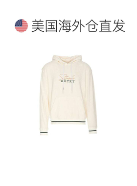 自营Autry Cotton Men's Hoodie - white 美国奥莱直发