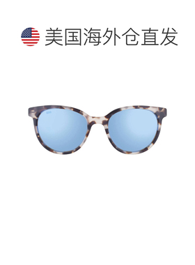 自营Costa Del Mar Isla蓝色镜子圆形女士太阳镜6S2008 200807 53