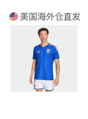 自营Men's adidas Italy 26 Home Authentic Jersey - bold blue