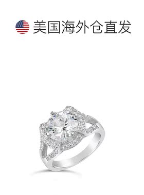 1h可退 【美国直邮】sterling forever 通用 戒指配饰锆石