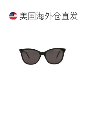自营saint laurent猫眼框醋酸板材太阳镜-灰色 美国奥莱直发