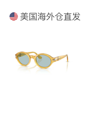 自营persol0po3378s Translucent Yellow Acetate Oval Sunglasse