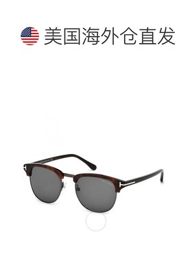 1h可退 美国直邮Tom Ford Henry Grey Square Men's Sunglasses F