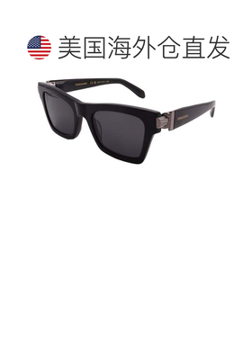 自营FERRAGAMO太阳镜SF2013S-001-52-21-135非极化-黑色 美国奥莱