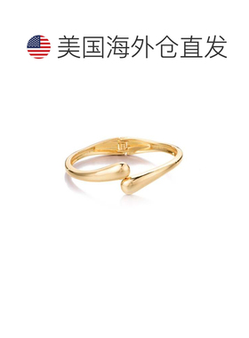 自营adorniaGold Plated Overlapping Bands Cuff - gold 美国奥