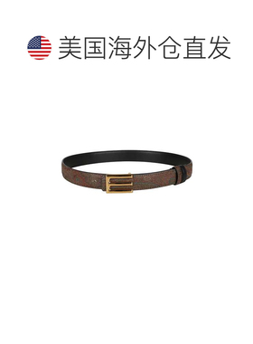 美国直邮自营etro双面修身腰带，搭配富于质感的佩斯利图案和皮