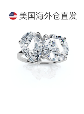 自营pompeii3Certified Toi Et Moi 5Ct Diamond Ring 14k Gold L