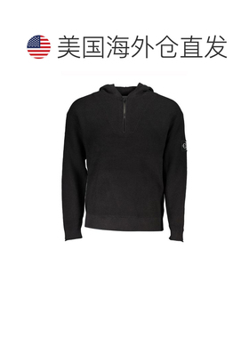 自营Calvin Klein Cotton Men's Sweater Hooded Half Men's Zip