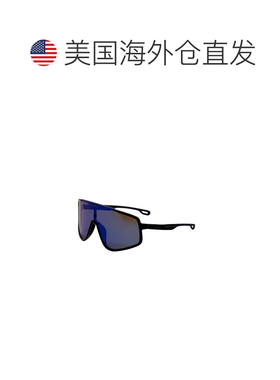 自营Carrera男士99 mm黑色蓝色太阳镜-黑色蓝色 美国奥莱直发