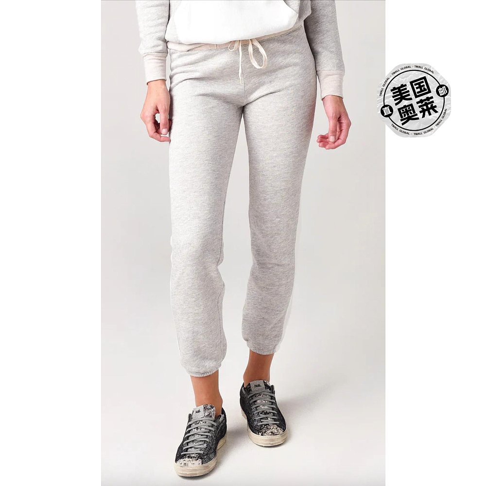 monrowColor Block Vintage Sweatpants In Natural - natural 【 - 图0