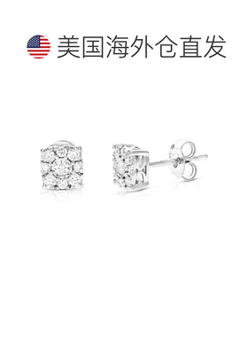 自营vir jewels1/2 cttw Lab Grown Diamond Composite Earrings