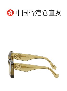 1h可退 香港直邮潮奢 LOEWE 罗意威 男士 绿色 Anagram 太阳镜 LW