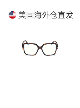 自营tom ford龟形Ft6063-B方形眼镜-白色 美国奥莱直发