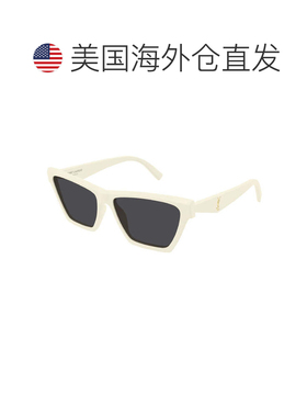 自营saint laurentSL M103 007 Shiny Ivory/Black - shiny ivory