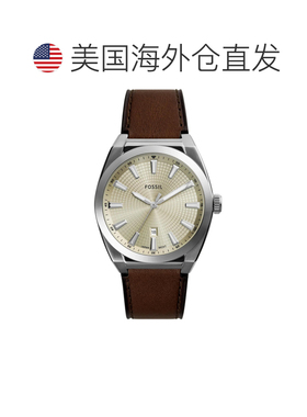 自营Fossil Men's Everett Champagne Dial Watch - champagne 美
