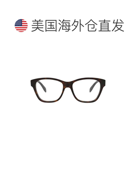 自营alexander mcqueen方形框架醋酸纤维光学框架-multi 美国奥莱