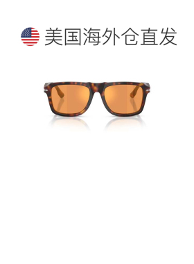 自营persol大方形镜框龟形太阳镜-橙色 美国奥莱直发