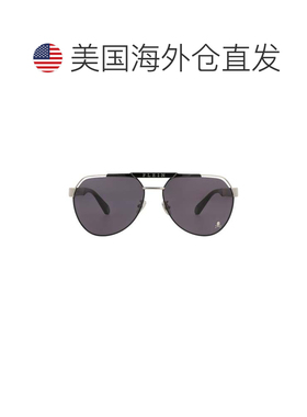 自营philipp pleinAviator-Frame Acetate Sunglasses - palladiu