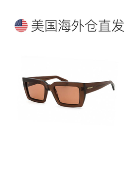 自营salvatore ferragamo，镜框和镜片-棕色 美国奥莱直发