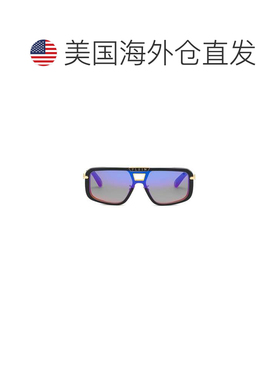 自营philipp plein长方形Plein Legacy+NFT太阳镜-黑色/银色 美国