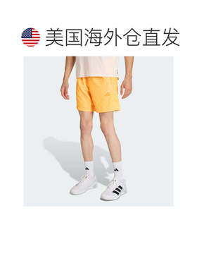 自营Men's adidas WORKOUT ESSENTIALS BRANDLOVE WOVEN SHORT -