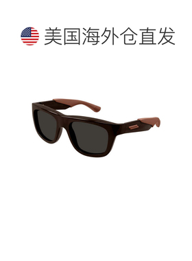 自营bottega venetaBV1233S 003棕色/灰色-棕色 美国奥莱直发