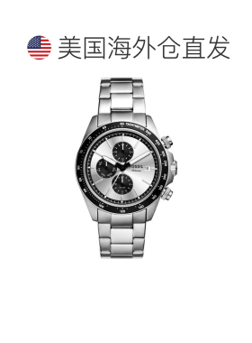 自营Fossil Men's Autocross Silver Dial Watch - silver 美国奥