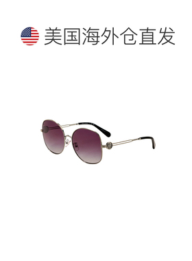 自营Tory Burch Women's 56mm Silver Sunglasses - silver 美国