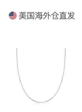 自营 Ross-Simons 14kt 白金回形针链式项链 - 16 英寸 美国奥莱