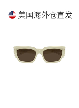自营saint laurentSl 826 Page Cat-Eye Sunglasses - grey 美国