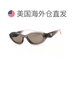 自营pradaPR 26ZS 20F80Q透明灰色/蛋白石灰色-透明灰色 美国奥莱