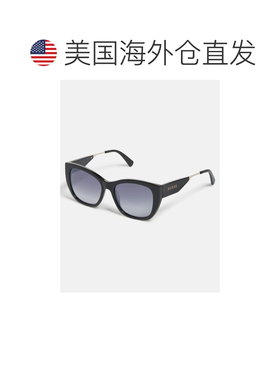 自营guess塑料圆角方形太阳镜 - 银色 美国奥莱直发