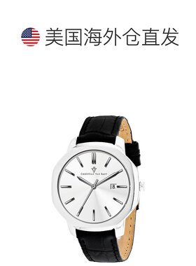 自营Christian Van Sant Men's Octavius Slim Silver Dial Watch