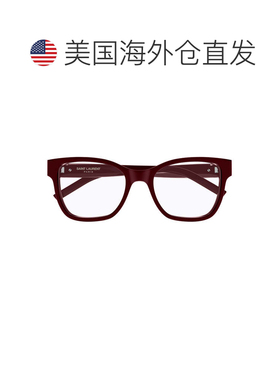自营saint laurent勃艮第SL M158醋酸方形眼镜-勃艮第 美国奥莱直