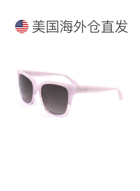 自营 Kate Spade女式55毫米灰色太阳镜-粉红色 美国奥莱直发