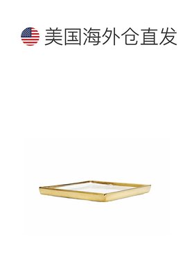 自营 vivience金边白方托盘-橙色 美国奥莱直发