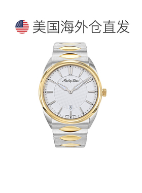 自营Mathey Tissot Men's Classic White Dial Watch - white 美