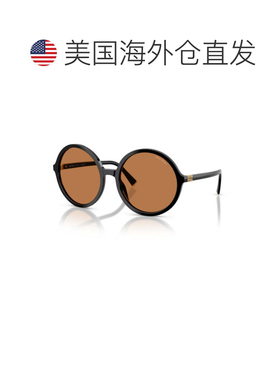 自营miu miu0mu B02s Round Frame Sunglasses - brown 美国奥莱