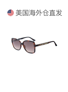 自营Guess Resin Women's Sunglasses - brown 美国奥莱直发