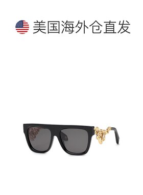 自营Roberto Cavalli Sunglasses Aviator Full Rim, Shiny Black