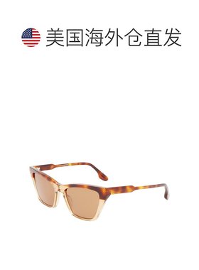 自营Victoria Beckham Acetate Women's Sunglasses - brown 美国
