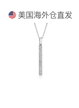 自营Ross-Simons Lab-Grown Diamond Linear Bar Pendant Necklac