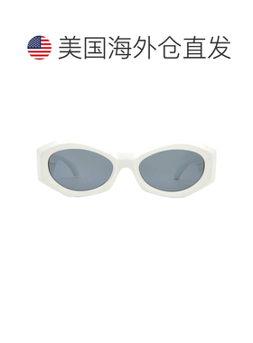 自营Versace Grey Irregular Ladies Sunglasses VE4466U 546280