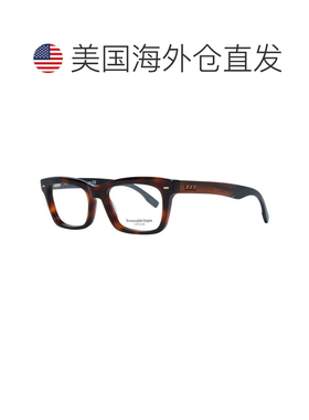 自营Ermenegildo Zegna Plastic Glasses Men's (Frames) - brown