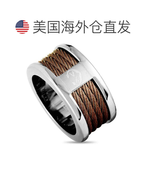 自营Charriol Forever 不锈钢和青铜 PVD 电缆带环 - 多 美国奥莱