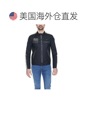 自营Blauer Polyamide Biker Men's Jacket - black 美国奥莱直发