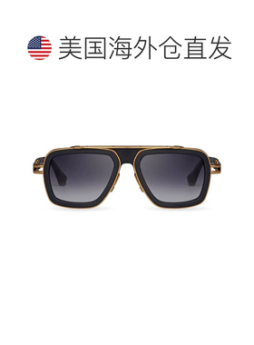 自营ditaLxn-Evo Geometric Square Frame Sunglasses with Gold