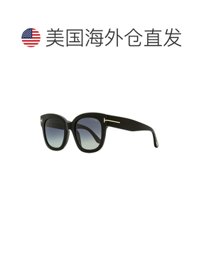 自营Tom Ford女式碧翠丝52mm偏光太阳镜-黑色 美国奥莱直发