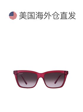 自营Salvatore Ferragamo Bordeuax Gradient Rectangular Ladies