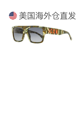 自营Dsquared2男士图标矩形太阳镜图标0003/s 6DB9O迷彩56mm-6DB9